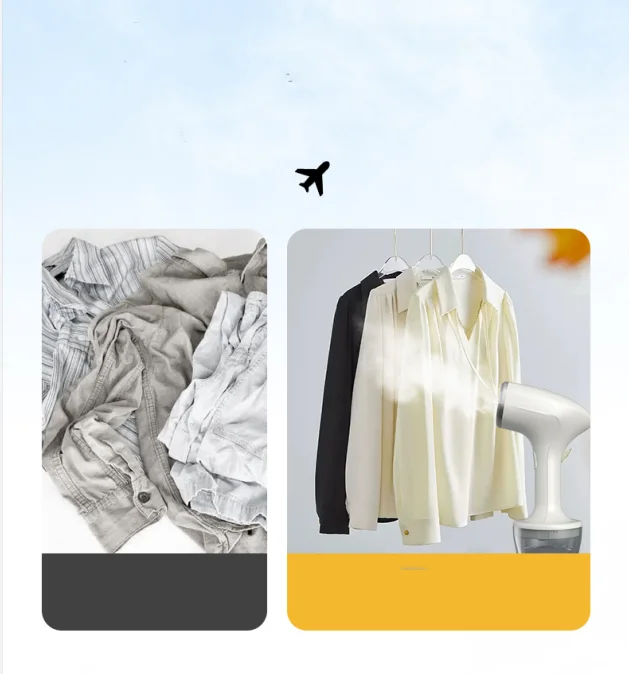 Garment Steamer For Clothes Handheld Clothes Steamer Travel Steamer With Capacity Fabric Wrinkles Remover