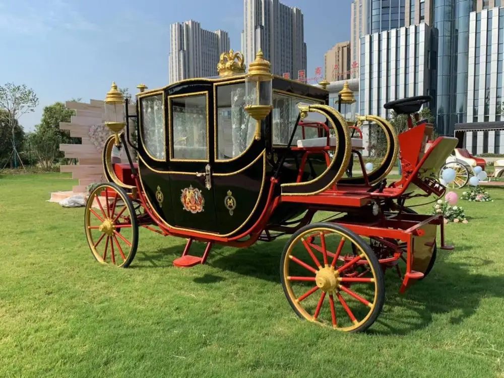 Роскошная романтическая классическая электрическая лошадиная тележка для продажи, производитель конских карет для осмотра достопримечательностей