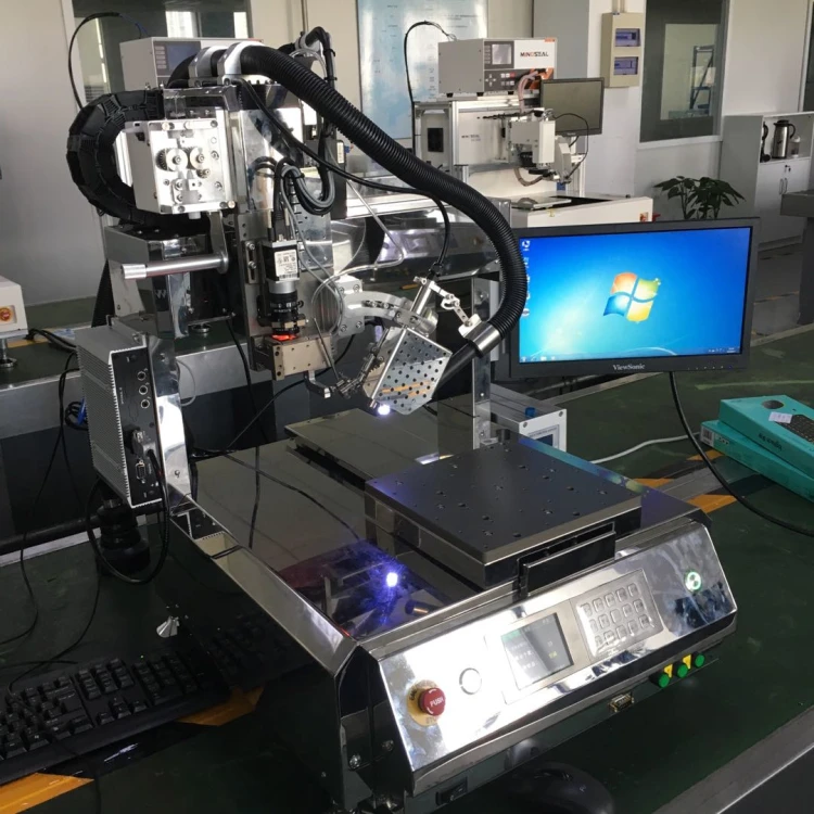 
High-precision visual dispensing machine with glue AOI 