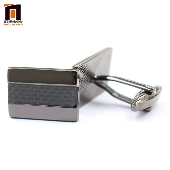 High Quality Luxury Round Cufflinks Bouton De Manchette Cuff Links Round Black Cufflinks For Men Custom Cufflinks