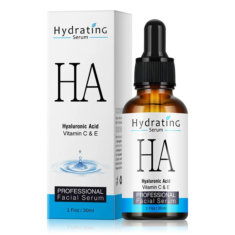 Private label brand skin care essence vitamin C hyaluronic acid moisturizing skin balance facial essence