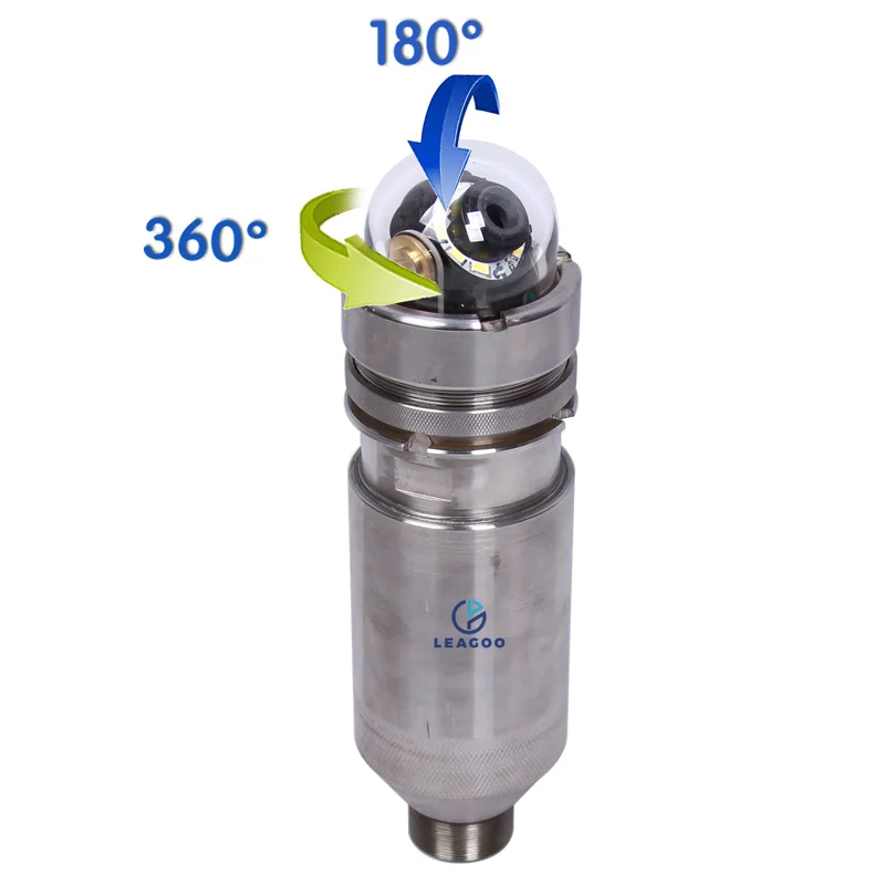 360 Degree Rotating Downhole TV Mini Size Borehole Camera