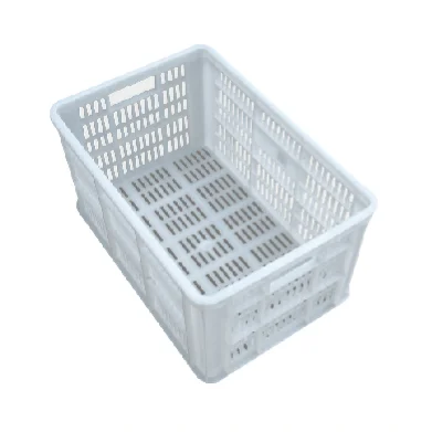 Longshenghe Recyclable Feature and Apparel Industrial Use Mesh Plastic Folding Crate Storage Transporting Box Crates