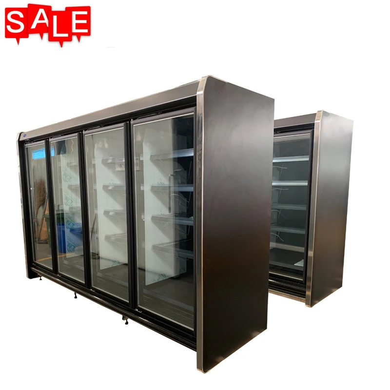 Вертикальные глубокие морозильные камеры с двойной стеклянной дверью