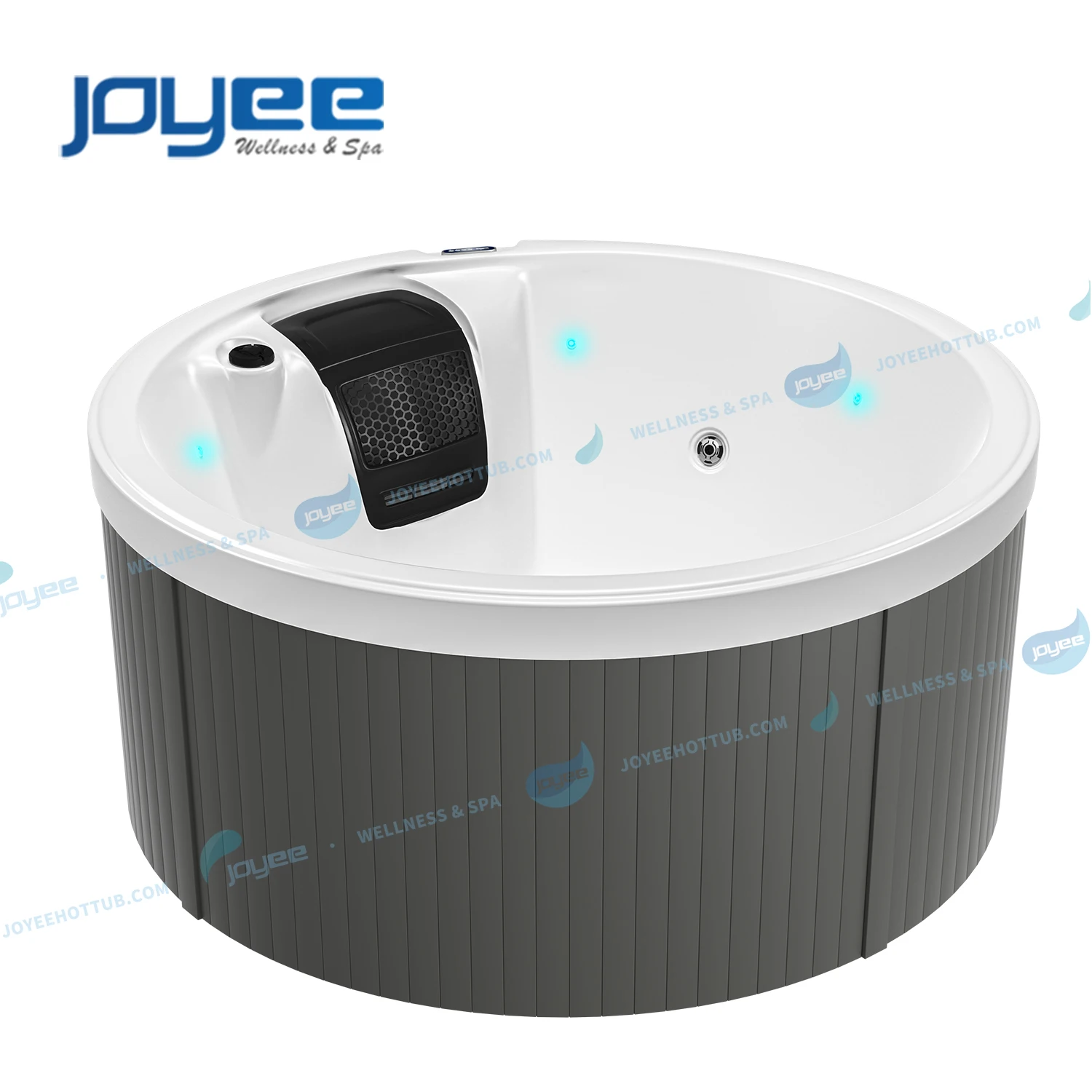 JOYEE European Round Hot Tub For 4 People Hot Tube Outdoor SPA Tubs Jacuzzier Massage Tubs Garden Spa hottub outdoor spa