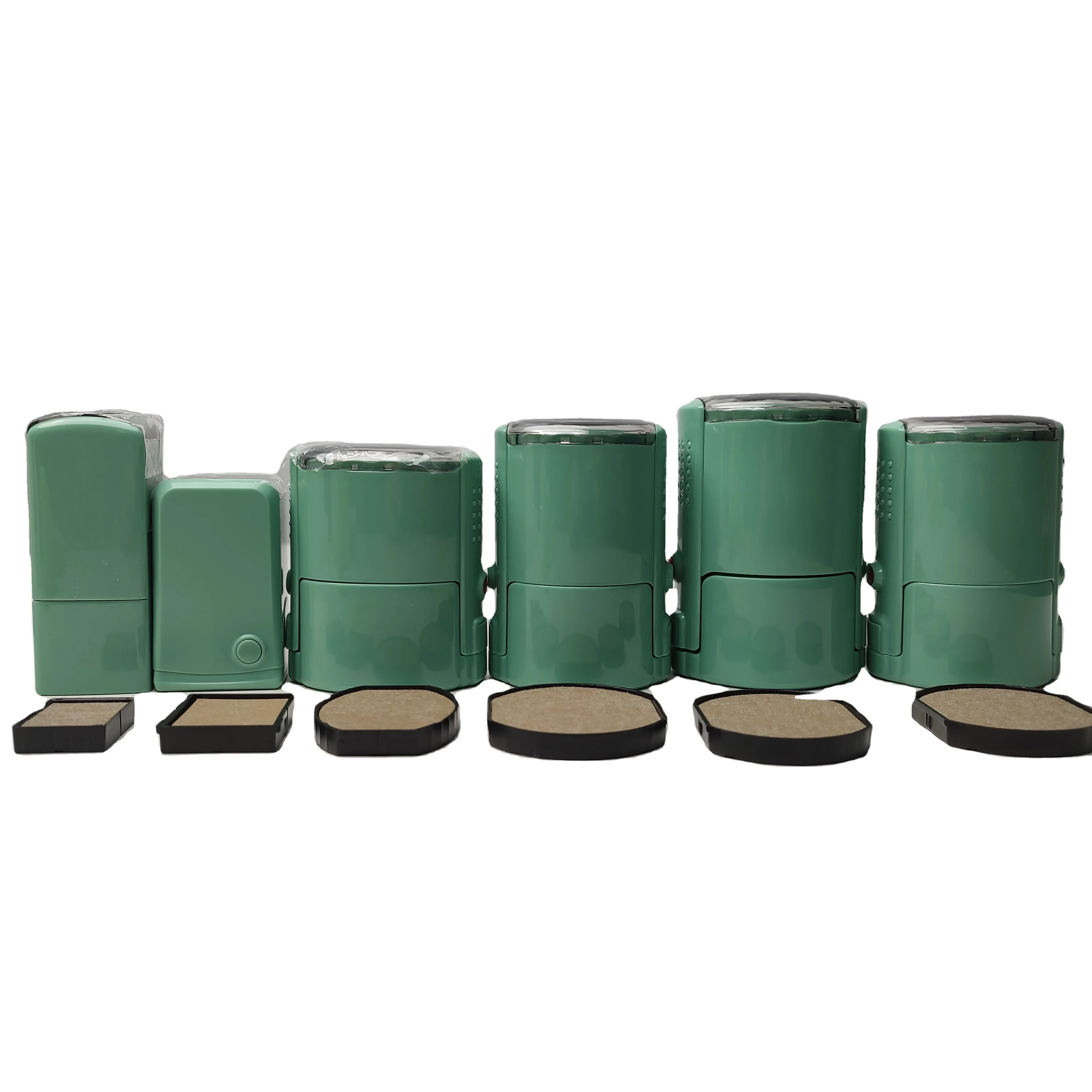 Лучшие пластиковые автоматические штампы для бегунов, круглые деловые самостоятельные штампы с крышкой