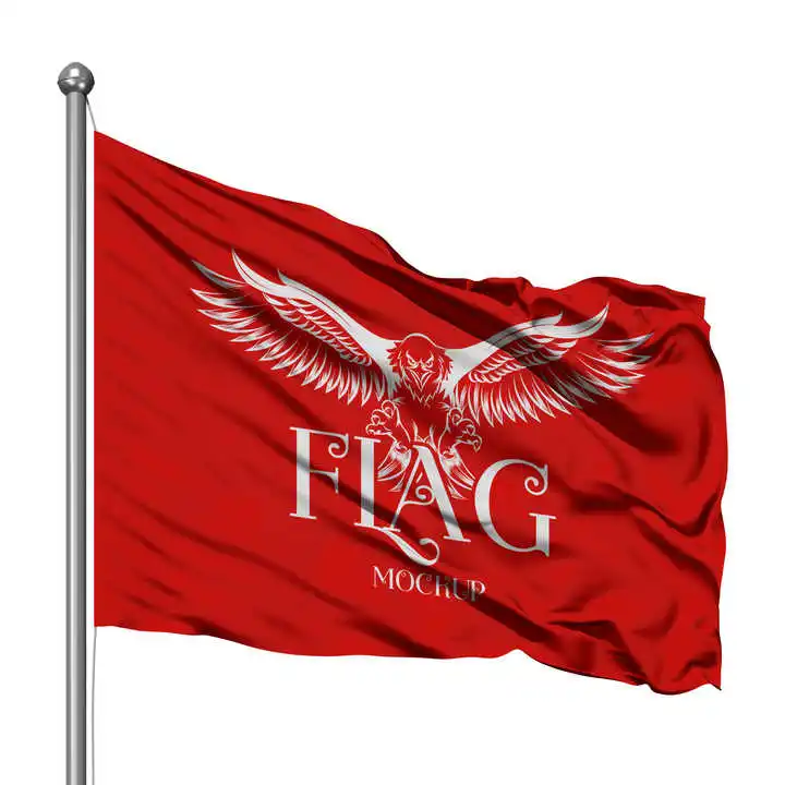 wholesale custom Advertising Flag Professional Large Screen Printed Custom Flags Double Sided With Logo Promotional Flags