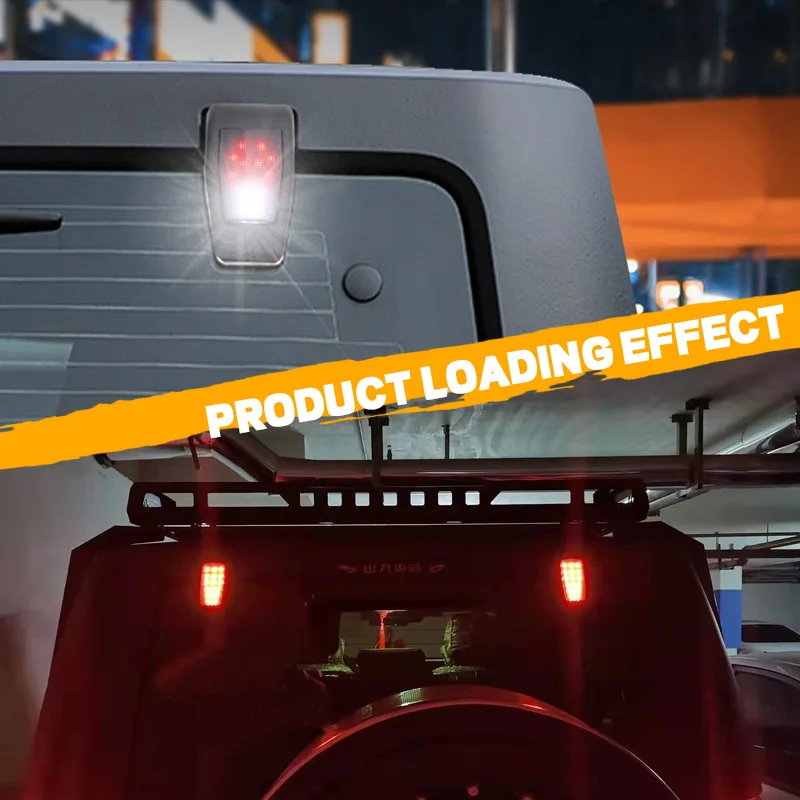 Window Glass Hinge Cover Brake Lights Led Tail Light Jk Tailgate Hinge Light For Jeep Wrangler Jk 2007-2017