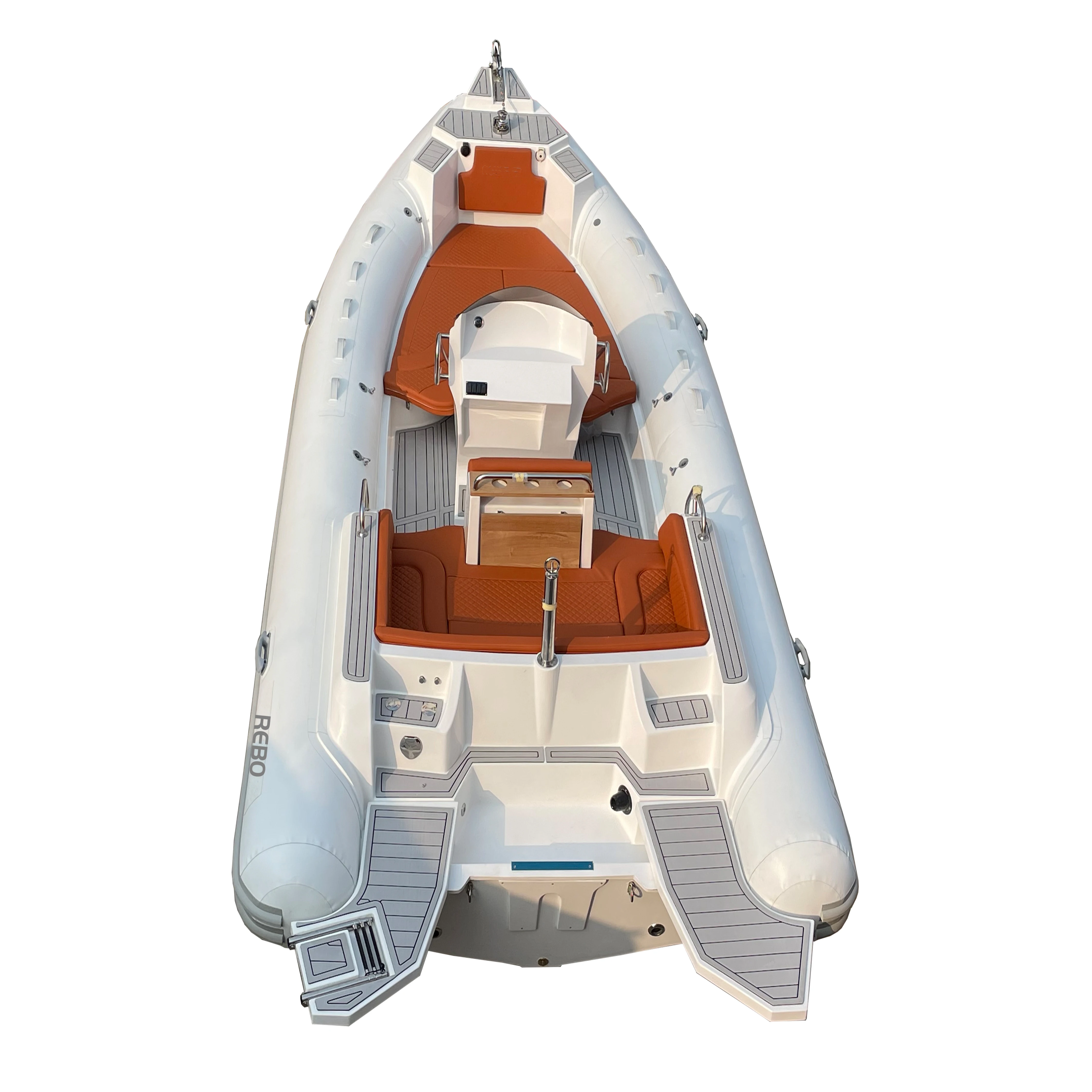 Luxury Patrol 22ft RIB 680 Fiberglass Inflatable RIB Boat ORCA Hypalon Boat