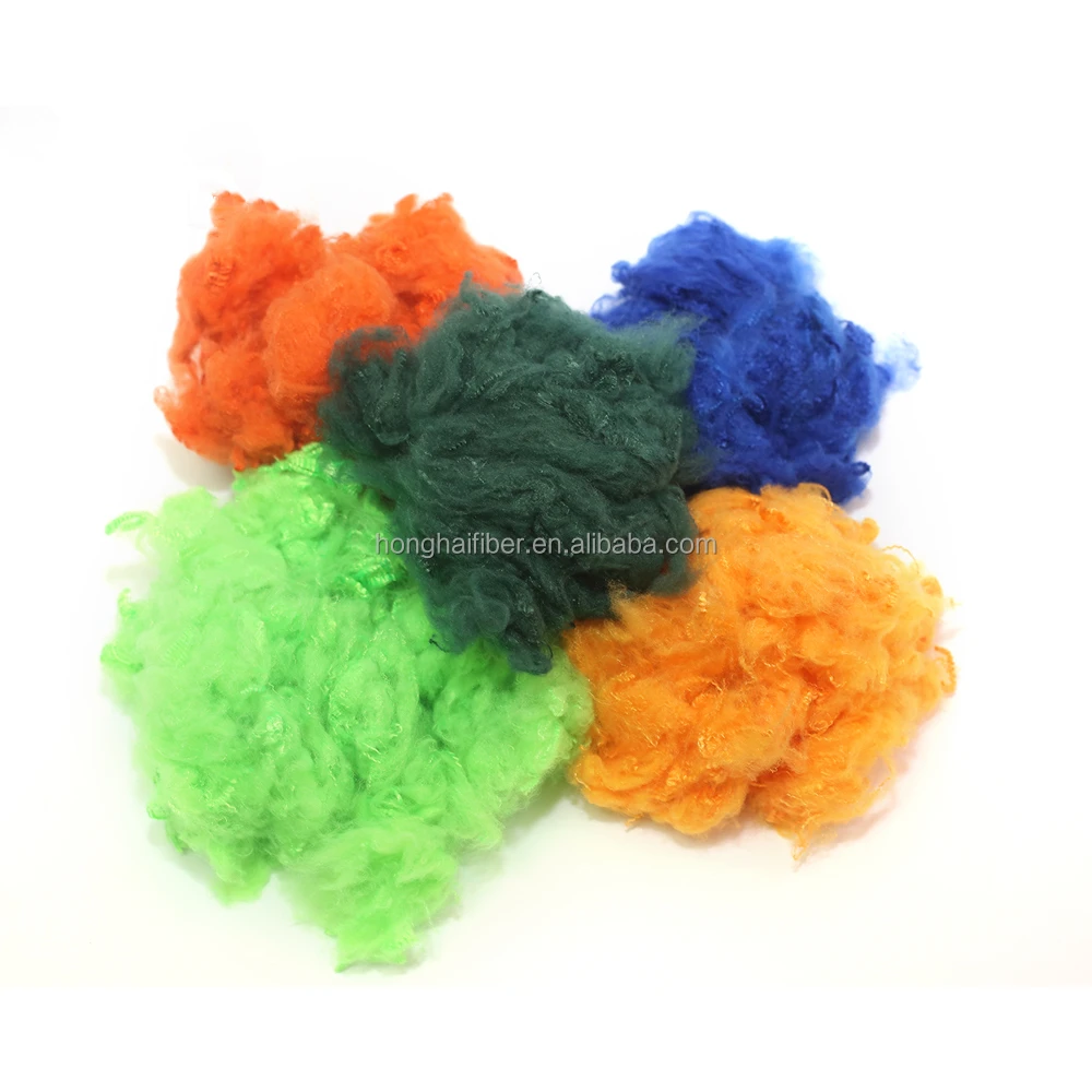 1.4D 38mm Recycled Colored Synthetic Staple Fiber Polyester