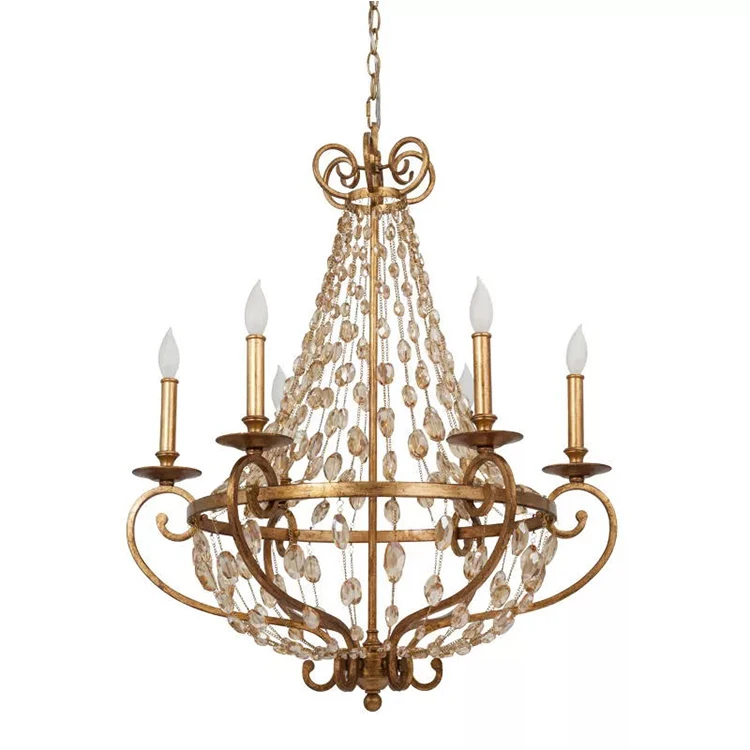 Mid-century Elegant High-End Vintage Decorative Large Chandeliers For High Ceilings