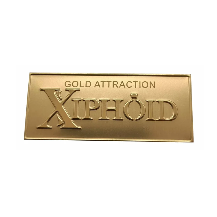 Custom Metal Plate Sticker Logo Brand Name Sticker Custom Metal Parfum Logo Embossed Perfume Bottle Label Design