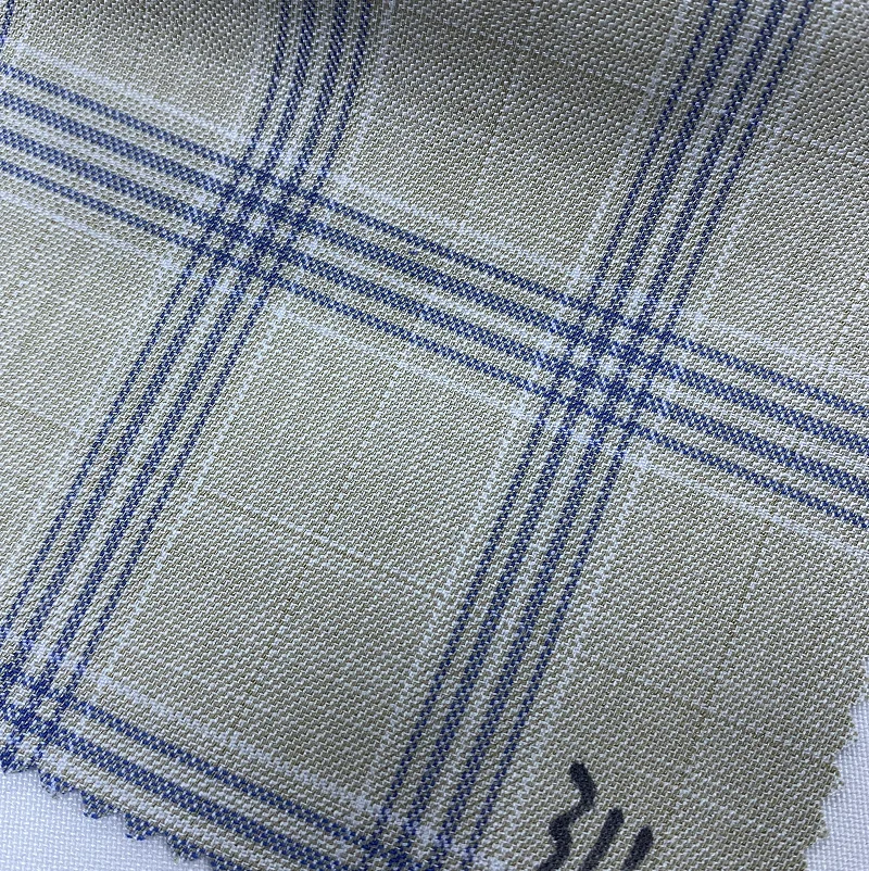 Ready Ship Order Large Check Fabric Filafil Fabric Polyester Viscose Suits Fabric For Turkey Suits