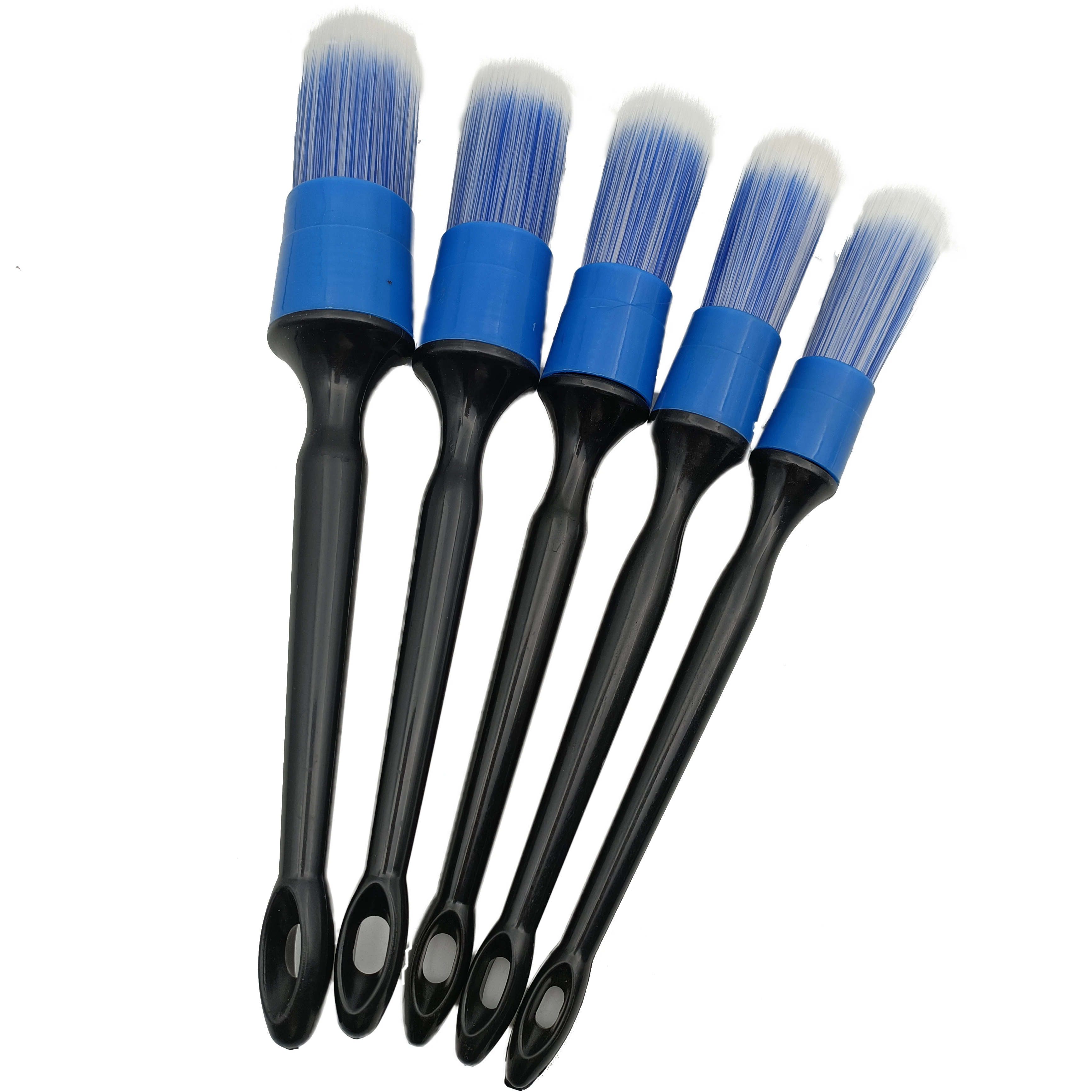 5 Pack Automotive Cleaning Brushes Set for Interior Exterior, Leather, Emblem, Wheel, Tire Nut