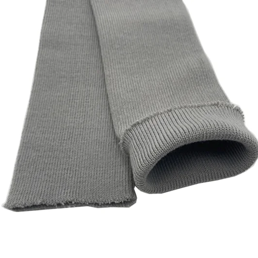 1x1 Flat Knit Rib T Shit Neckline Trim Rib Poly Fill Polo Collar And Hard Stripes Ribbed Fabric