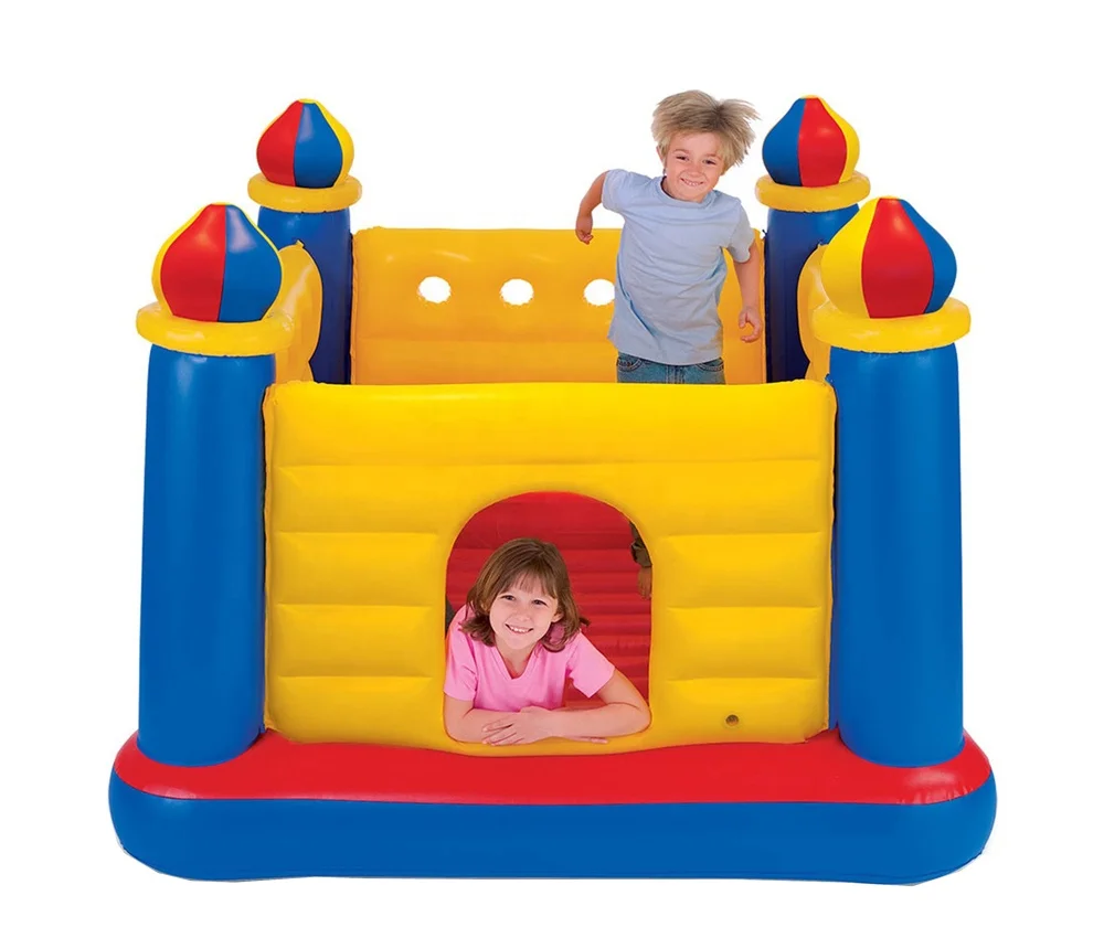 INTEX 48259 IndoorToddlers Inflatable Castle Jumping Toy House
