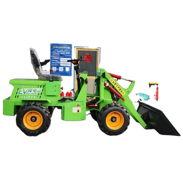 Компактный погрузчик 500 кг нагрузки мини небольшой Электрический колесный