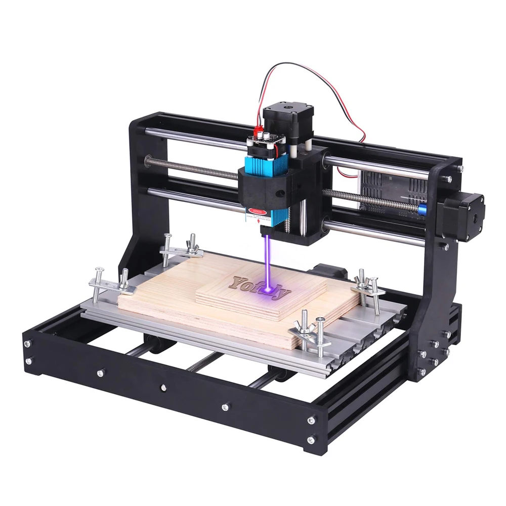 Upgrade  15w Mini CNC Router Kit CNC 3018 Pro Woodworking Machinery Suitable For Wood/Plastic/Bamboo
