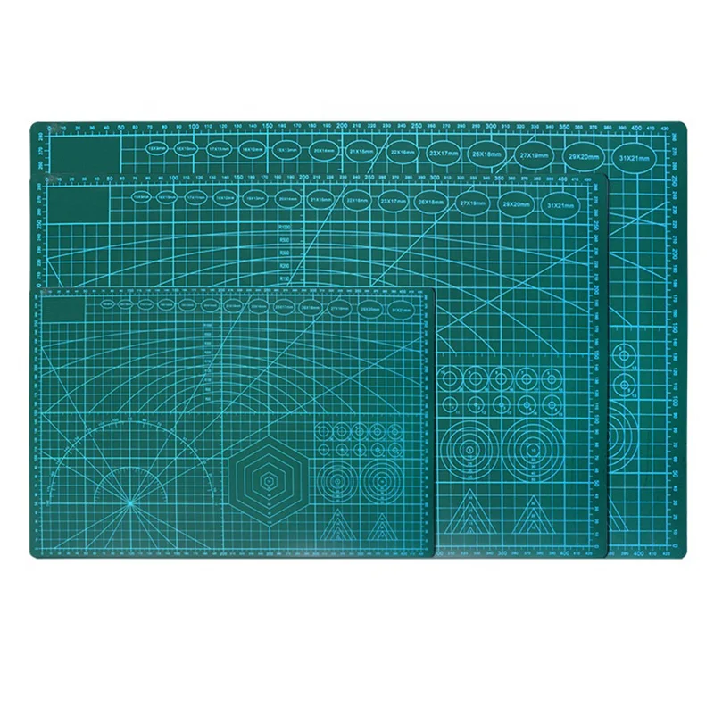 A3 A4 A5 PVC Cutting Mat Patchwork Cut Pad Sewing Manual DIY Knife Engraving Leather Cutting Board Single Side Underlay