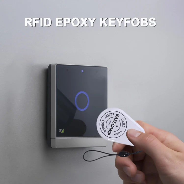 Бесплатный образец изготовленный на заказ эпоксидные брелки 13 56 МГц Rfid-брелок Nfc бирка