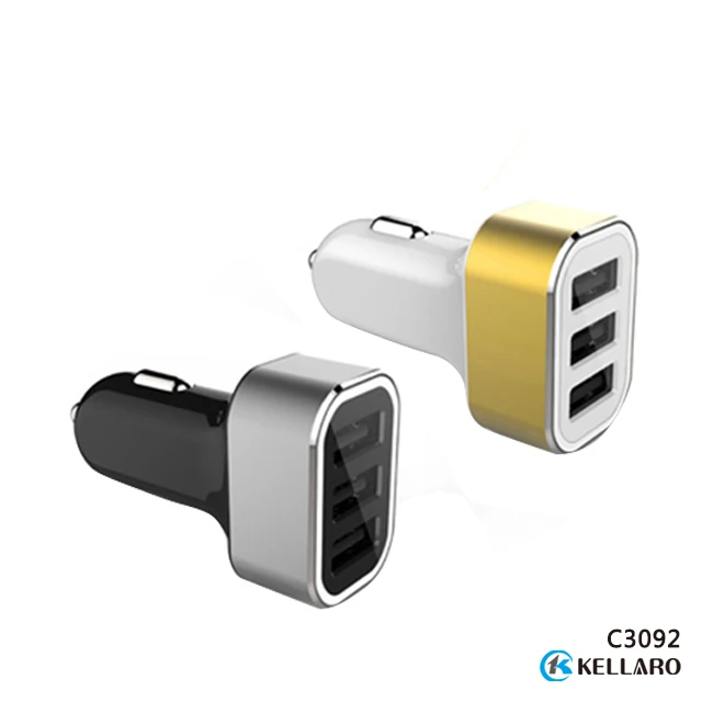 High Quality Mobile Phone Accessories Manufacturer 5V 5.2A 3 Port Usb Car Charger