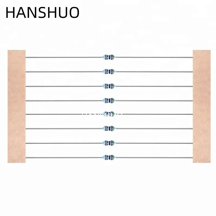 Hanxiang Manufacturer MFR 1/4W 1/2W 1W 2W 3W  1% Tolerance CP/CU Wire Metal Film Resistors Metal Film Resistor