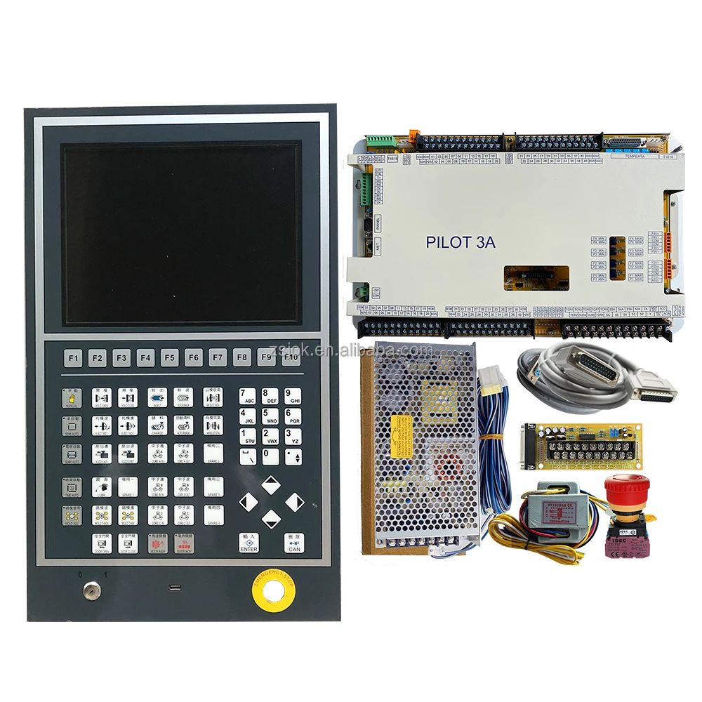 Techmation PILOT 3A with HMI-M12M panel (12.1inch TFT LCD ) Control System ,  PILOT3A PILOT3 PLC For  Injection Molding Machine
