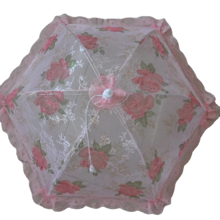 Folded easy carrying Luxury Home Netting umbrella net Mesh food cover net Top Fabric