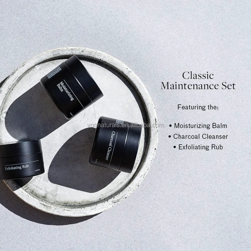 Private Label Men Skin Care Kit Men Moisturizer Hydrate Face Care Set Men Face Cream Moisturizing Balm And Face Cleanser