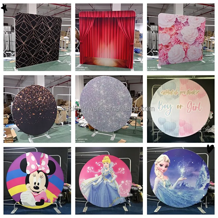 LFB1747 white greenery rustic flower wall arch with white wisteria hanging