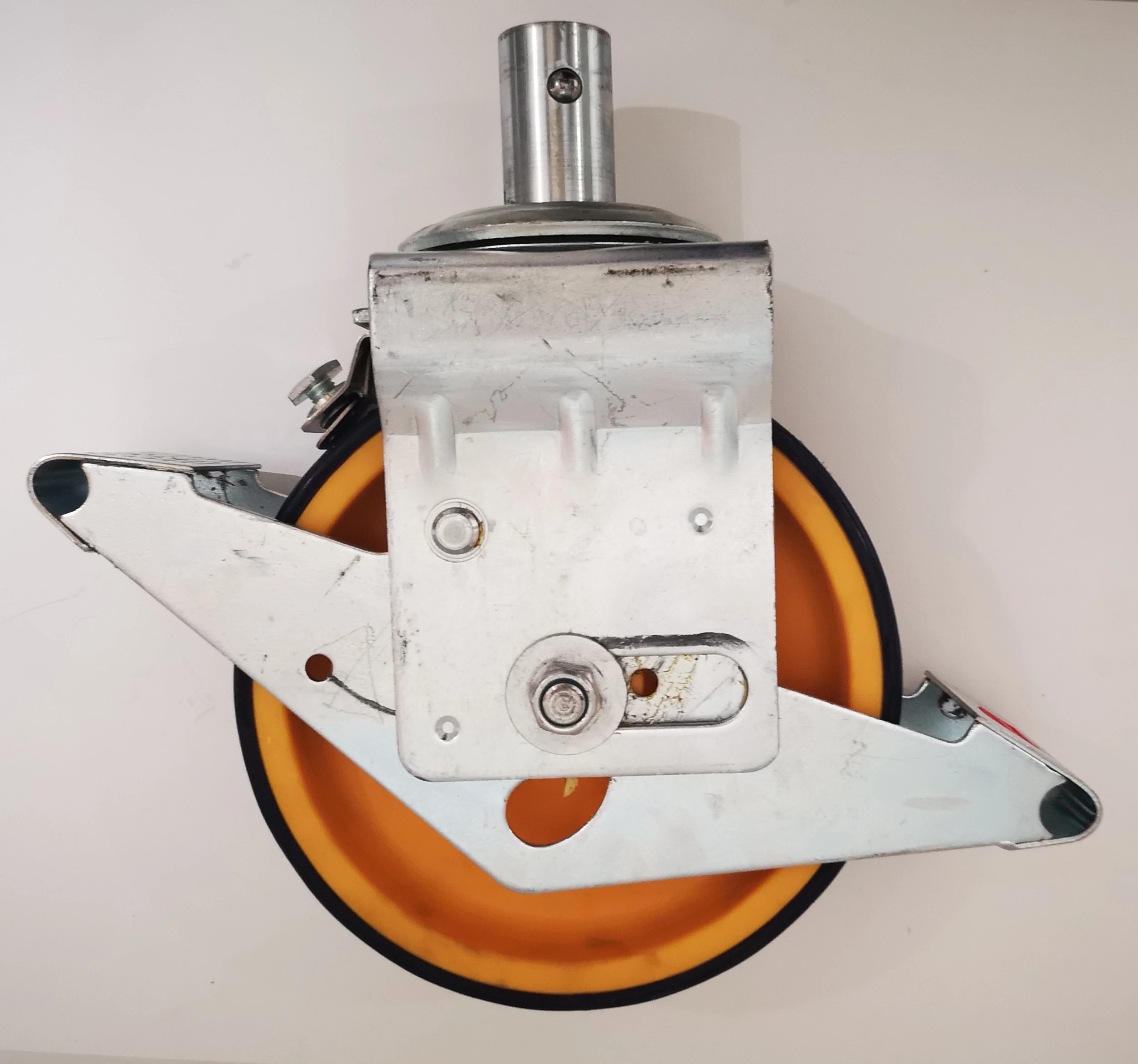 Heavy duty  Industrial  8 inch scaffold castor wheels with brake