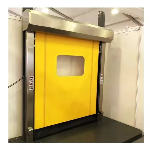 China Factory Price High Speed Self-repairing  Zipper Doors Rapid Automatic Rolling Up Dust Barrier