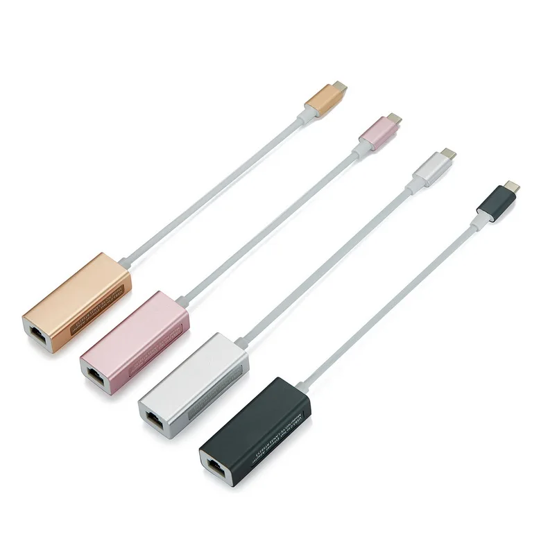 Mini USB 3.1 Type C USB-C To RJ45 10/100Mpbs Ethernet Lan Network Card Adapter Converter