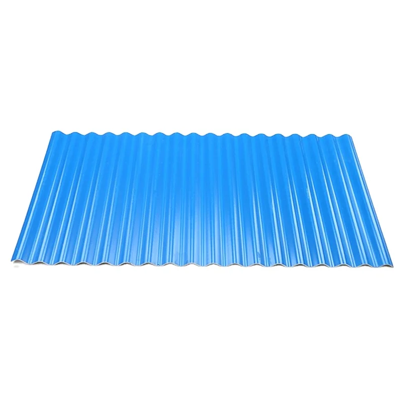 easy installation plastic roof sheet/shining color pvc roof tile/matt surface pvc roof tile