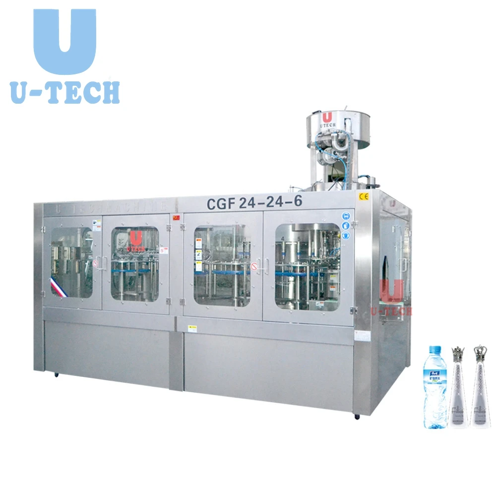 небольшая минеральная дистиллированная бутылка для напитков машина для розлива воды производственная линия оборудования