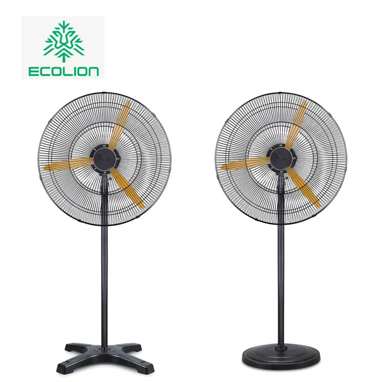 20 30 Inch Metal Stand Pedestal Oscillating Adjustable Industrial Cast Iron Fan