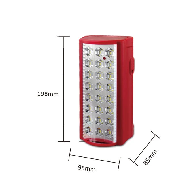 24 pcs portable led camping light emergency light with chargeable battery