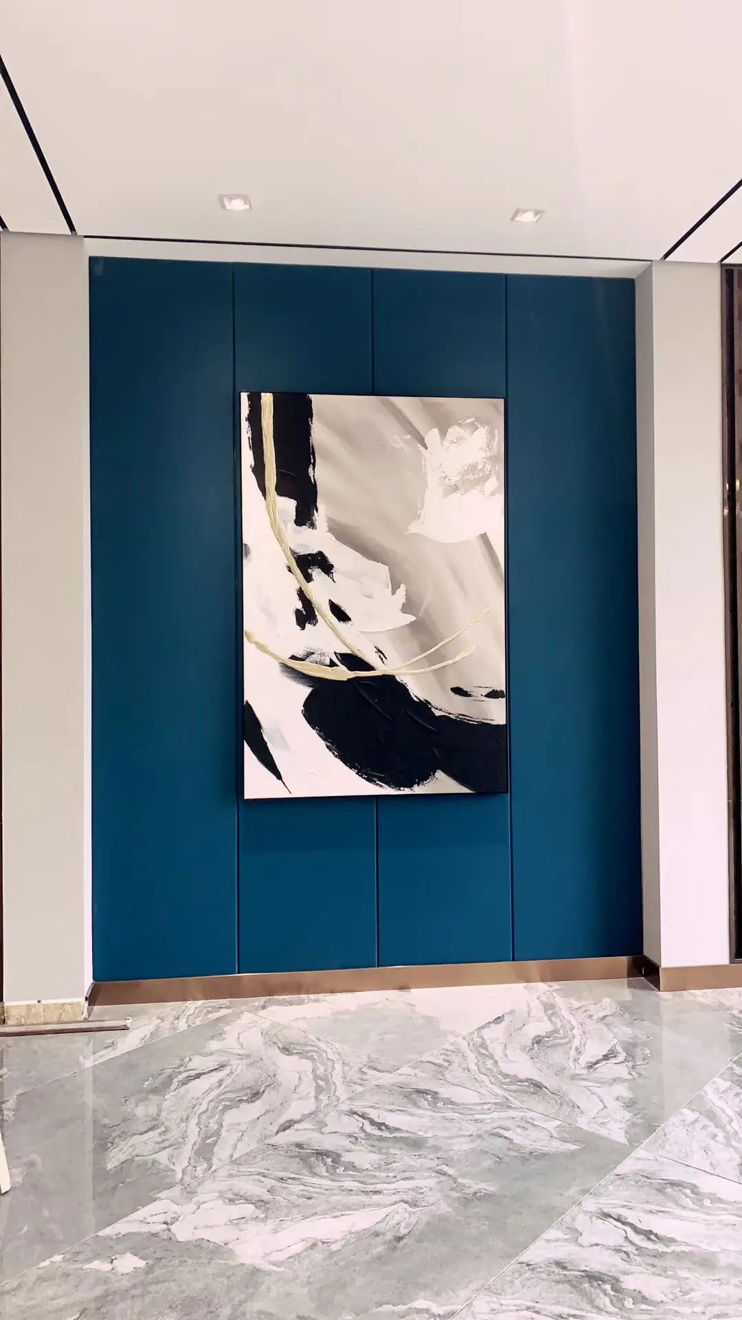 new design Deco Interior Finish PVC Living Room Background Bedroom Art Wall Panels For Hotel