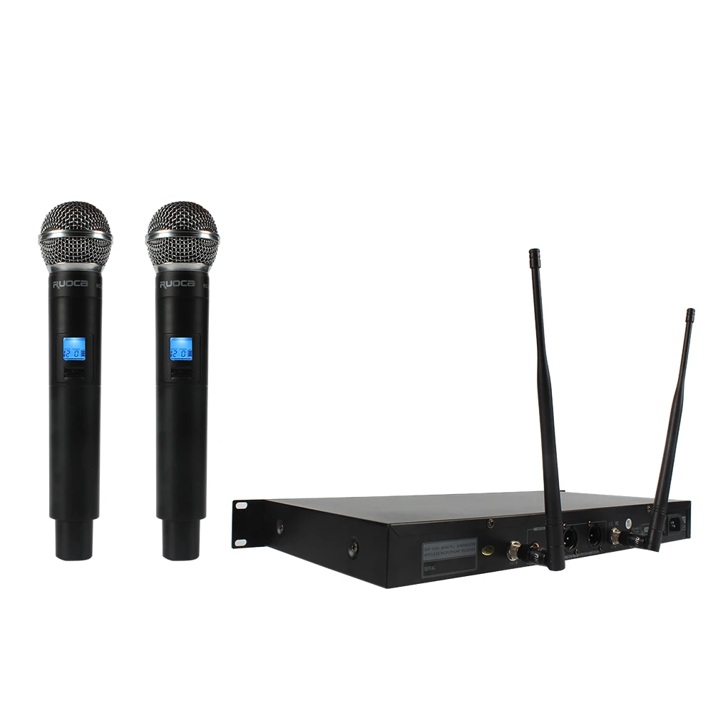 RC-U8030 New professional wireless recharge battery portable UHF Wireless Microphone