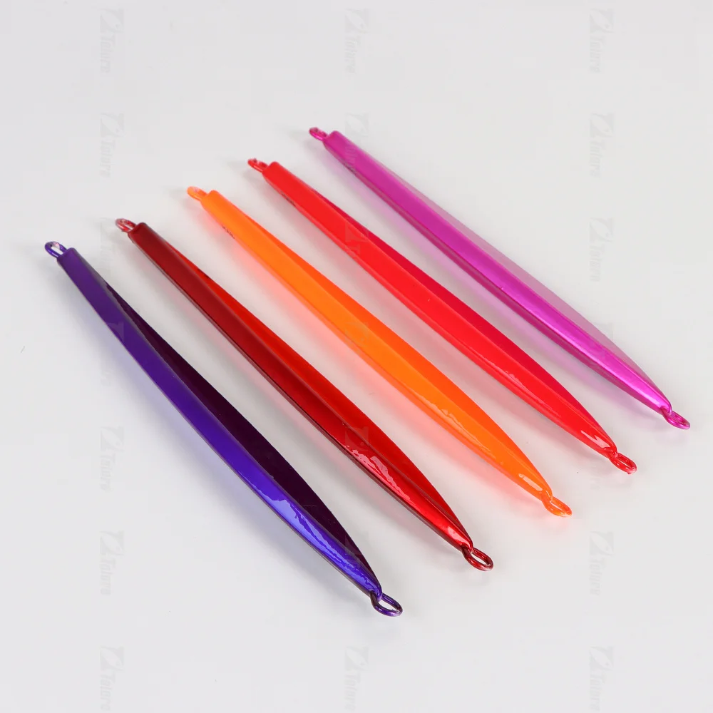 Tolure Long Jig Lure130g 150g 180g 200g  Saltwater Fast Sinking Speed Jigs Deep Sea Heavy Duty Metal Fishing Jig