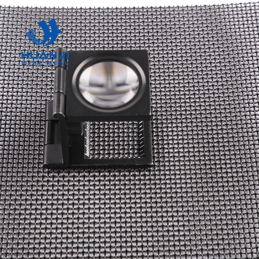 SS304 316 Stainless Steel Protective Window Insect Screen with Black Polyethylene Coating  anti-theft stainless steel security