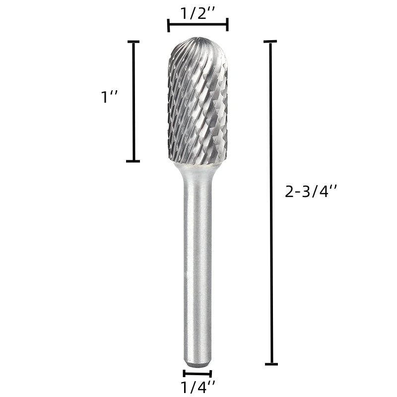wanya tools Durable SC-5 tungsten carbide burr set 1/4 shank long