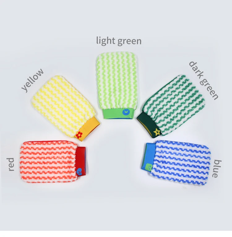 Viscose Fiber Exfoliating Gloves Korean Bath Gloves Bath Mitten Shower Glove Deep Skin Cleaning