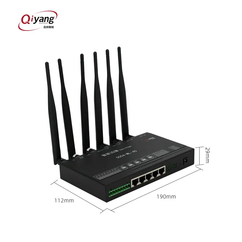QYLink5004 WiFi 4G Lora Rs485 Ethernet Modbus Rtu IoT Gateway support remote maintenance