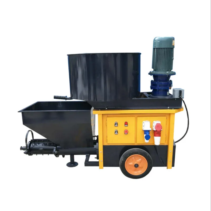 New product mixer and mortar spraying machine