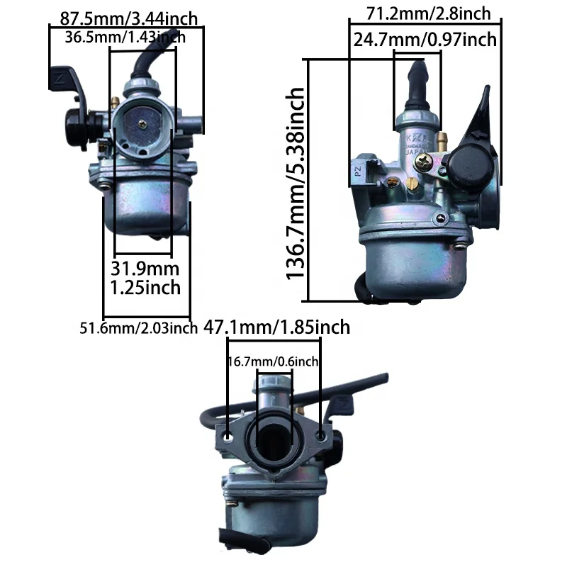 LING QI Universal Carburetor For  ATV Quad 4 Wheeler Dirt Bike Motorbike Motorcycle  Accessories