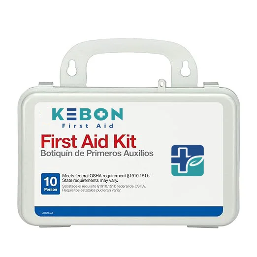 Us Tactical PP Plastic emergency car Hard medical survival First Aid kit Box Wall Mounted Case Exceeds OSHA and ANSI Guidelines