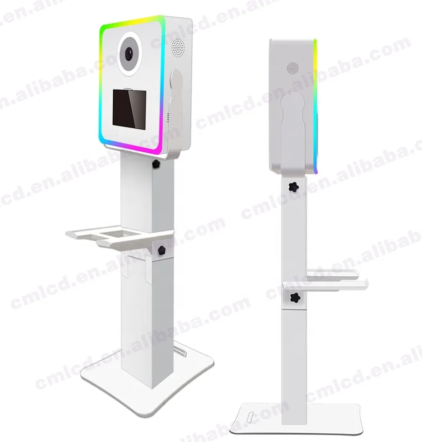 12.3 inch Surface Pro 4/5/6/7 Photo Booth Shell DSLR Landscape Screen with Colorful LED light