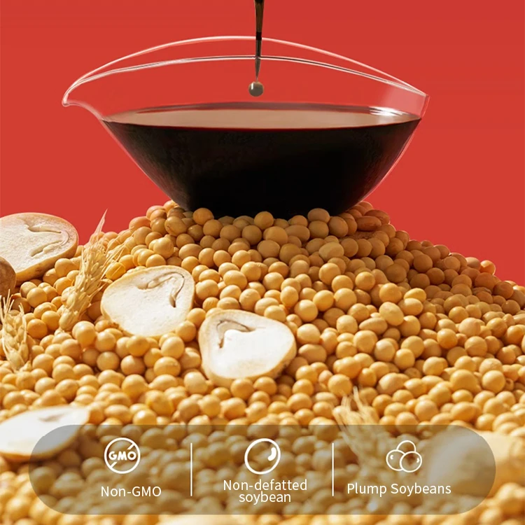 100mL Mushroom Dark Soy Sauce Chinese HADAY HALAL Additives Free Fermented Bean Brewed Thick