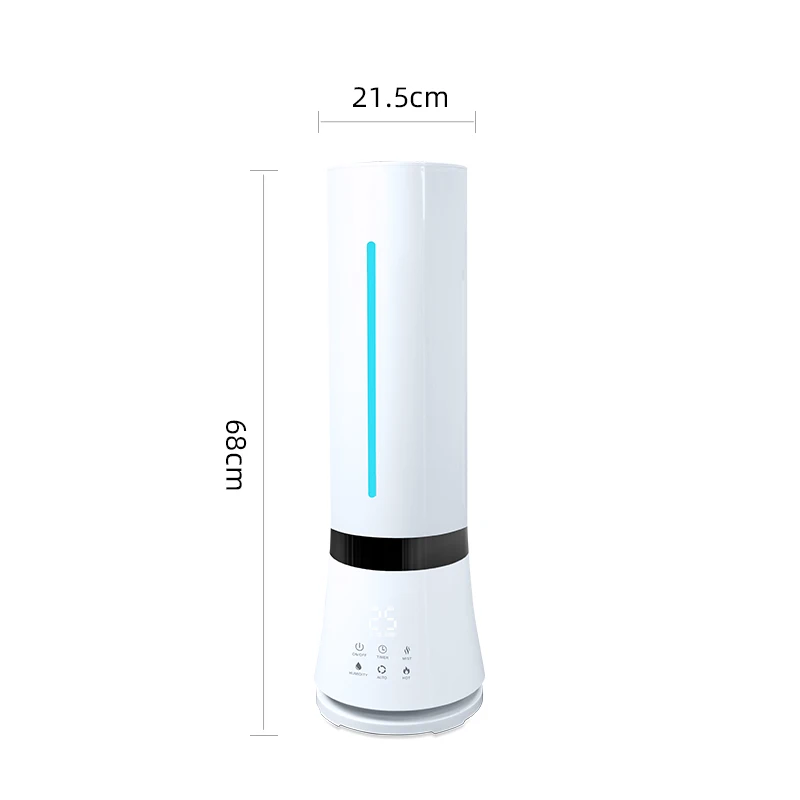 Household Top Filling Household Cool And Warm Mist Large Capacity 9L Air Ultrasonic Humidifier